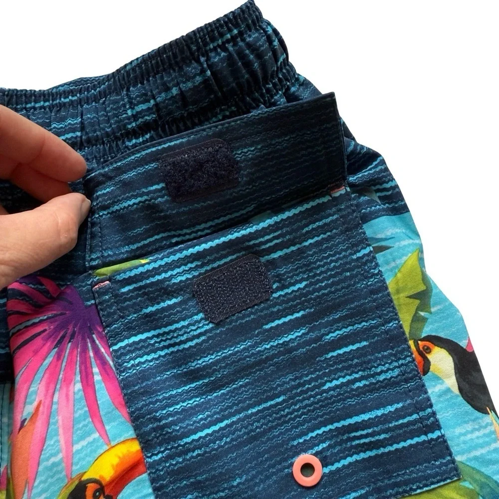 NEW Tropical Board Shorts /Swim Trunks with front & back pocket  - Sixe XXL